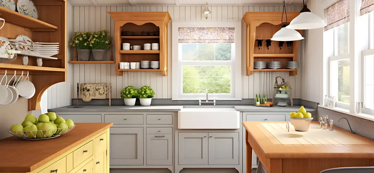 Colorful Cottage Kitchen
