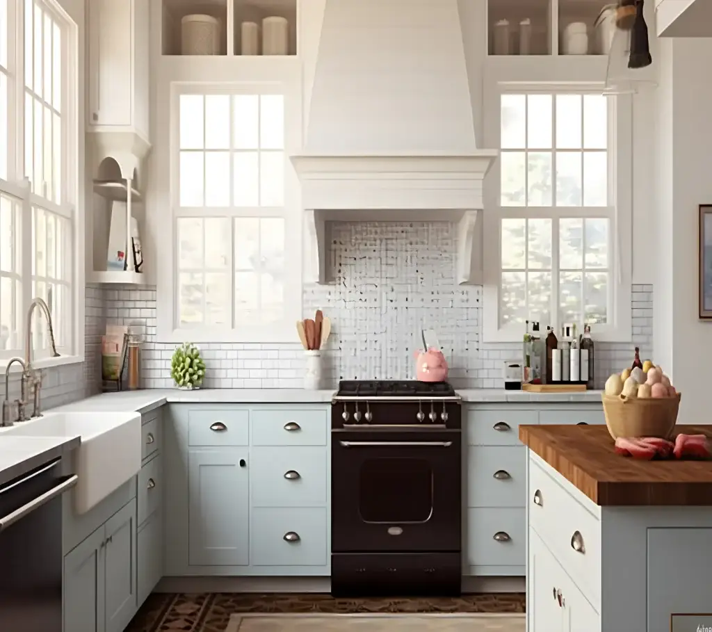 Bright Vintage Kitchen