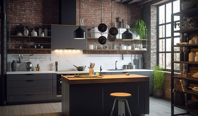 Explore Modern Industrial Style Kitchen | Rod's Kitchens